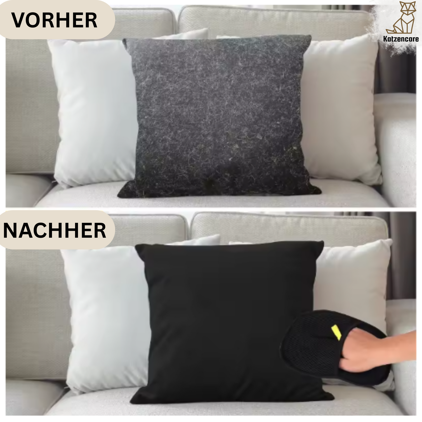 Fellmagnet-Handschuh