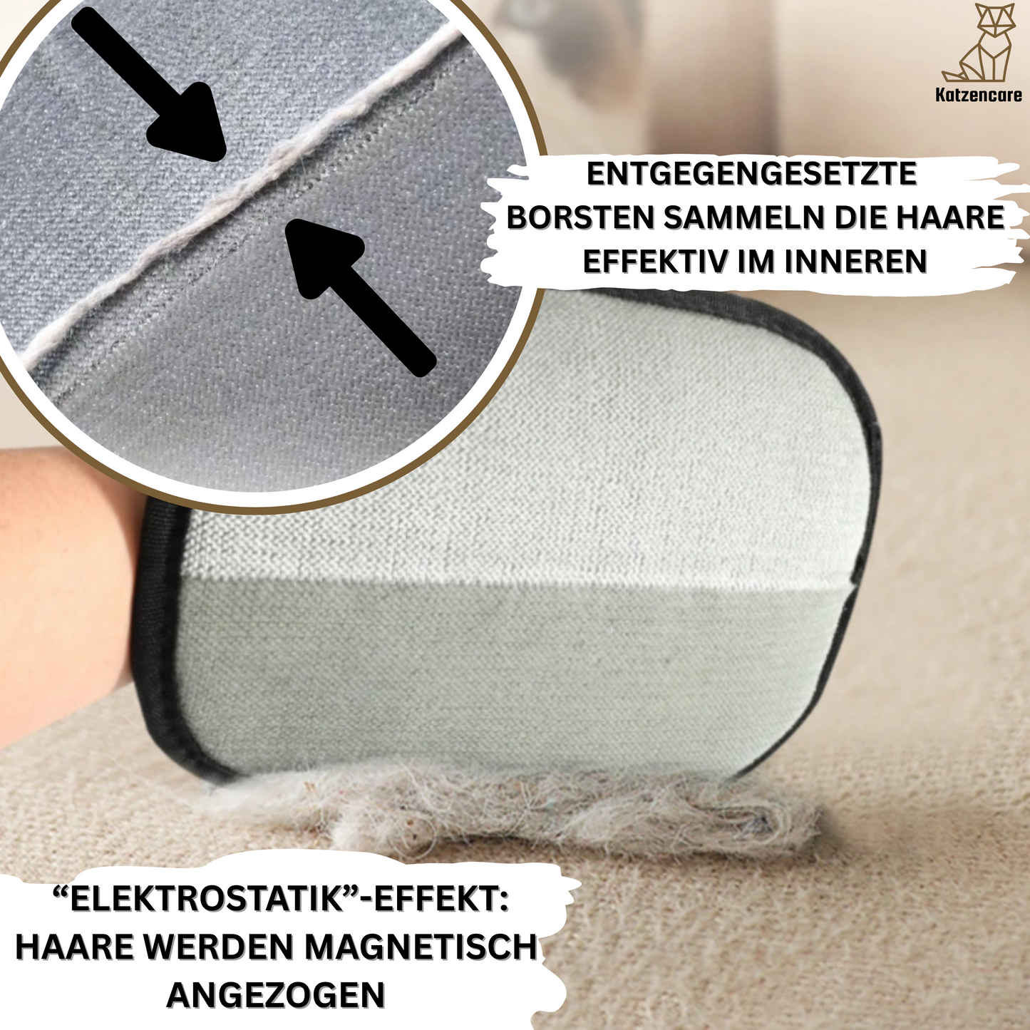 Fellmagnet-Handschuh