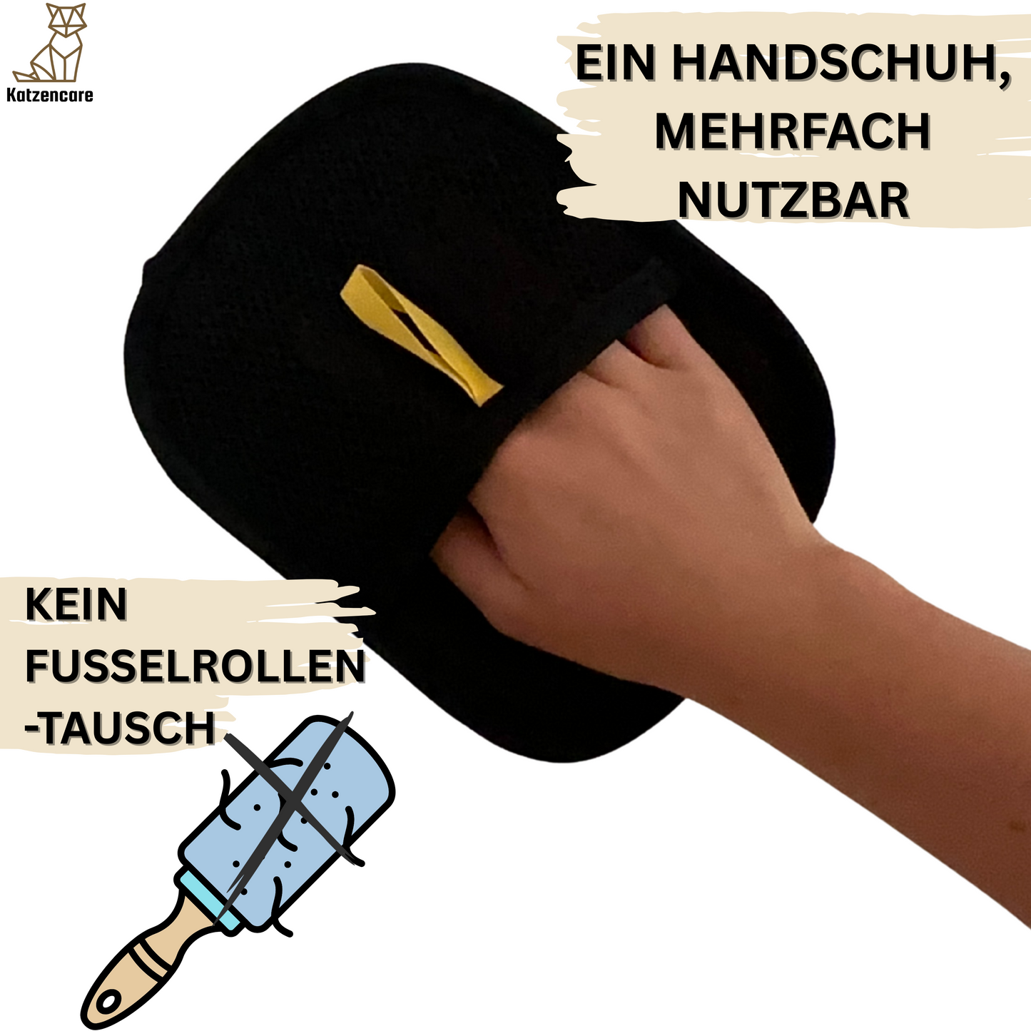 Fellmagnet-Handschuh