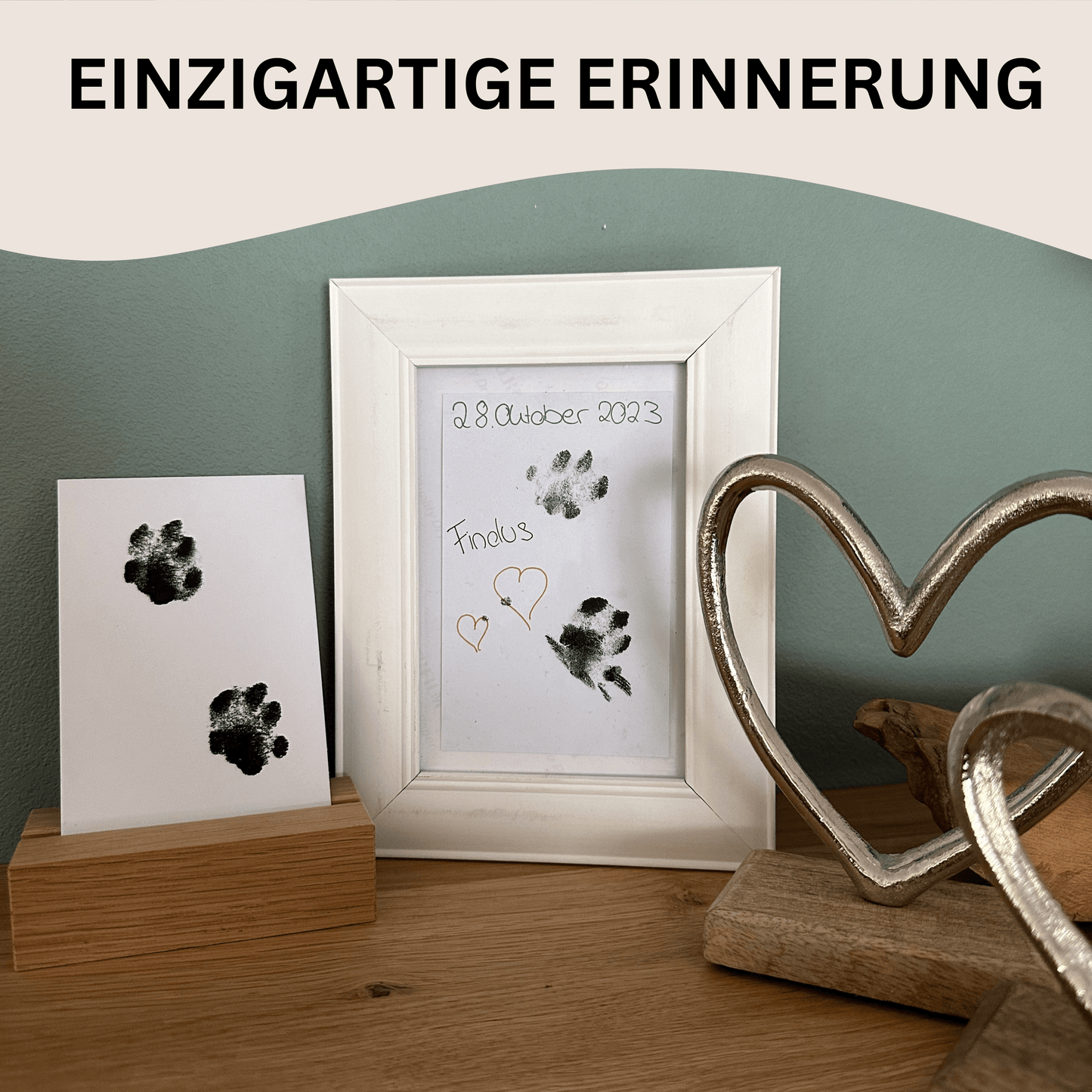 Katzencare - Pfotenabdruckset "Erinnerung"