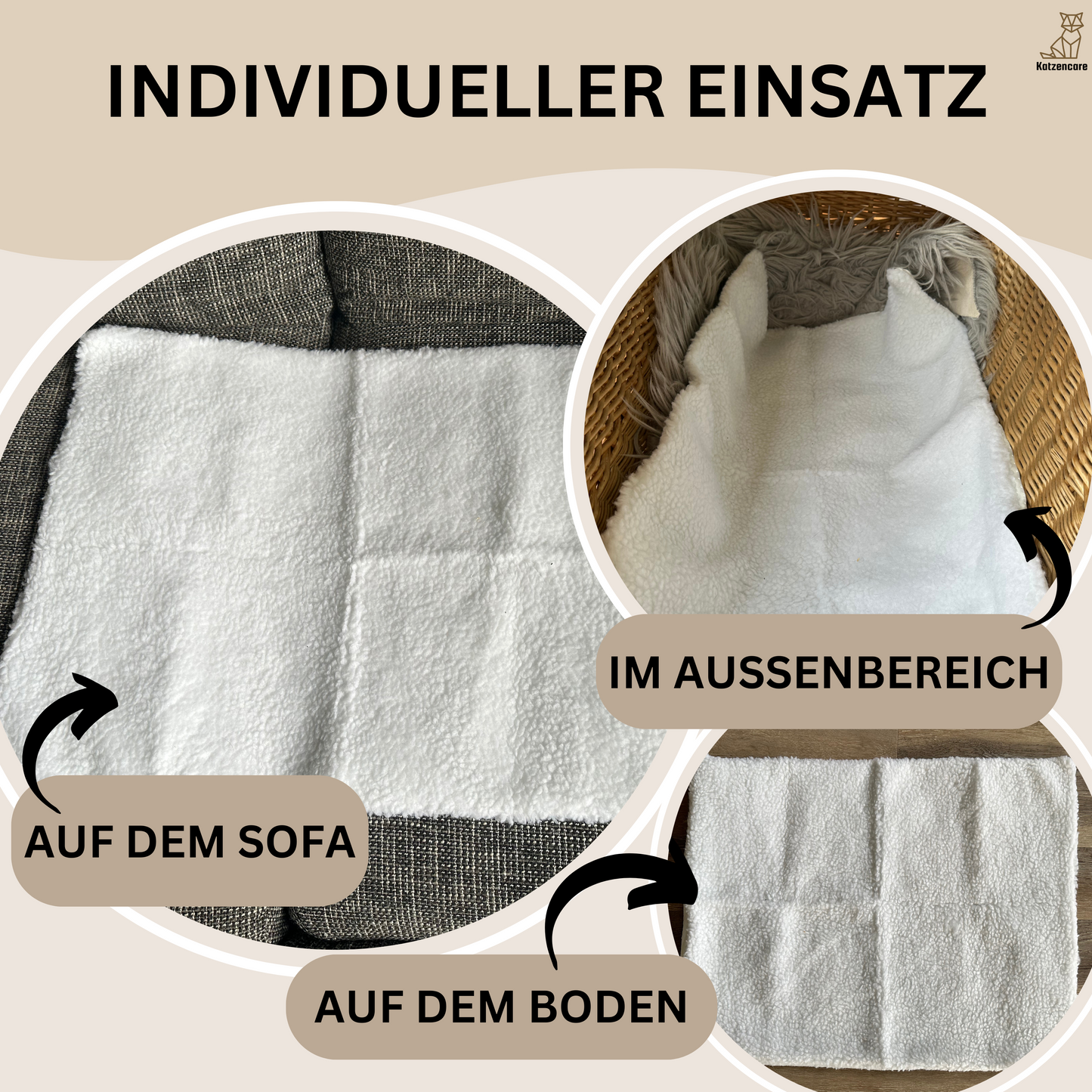 Katzencare - Selbstheizende Wärmematte