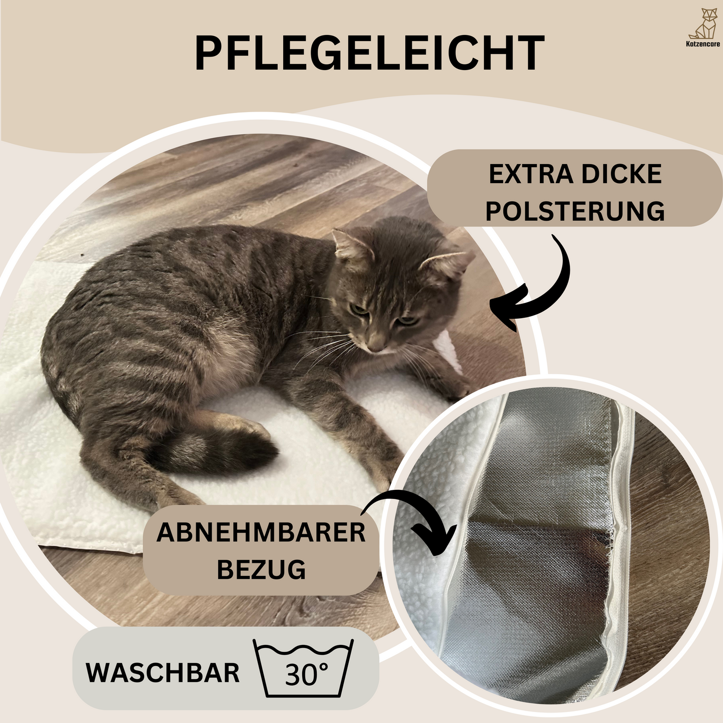 Katzencare - Selbstheizende Wärmematte