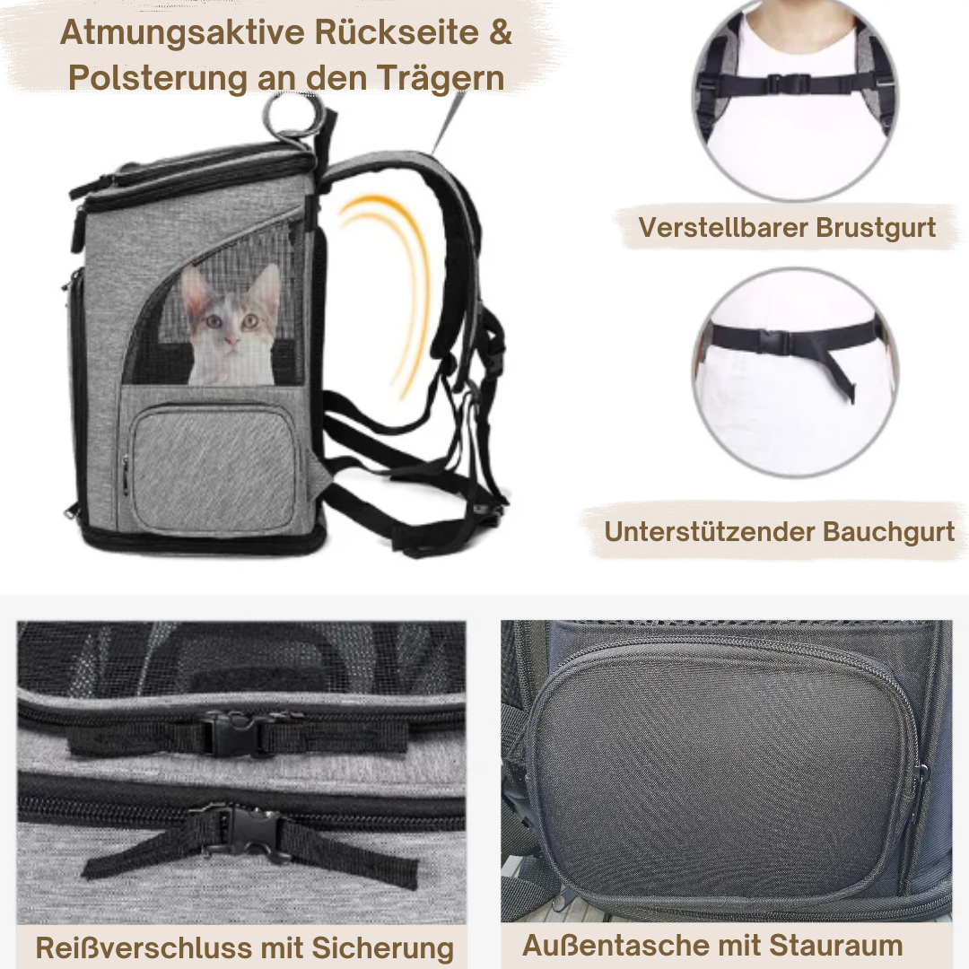 Katzencare - Katzenrucksack "Abenteuer"