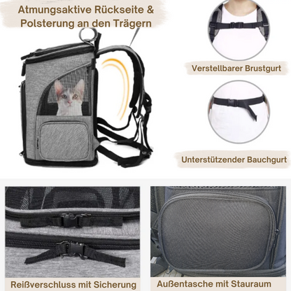 Katzencare - Katzenrucksack "Abenteuer"