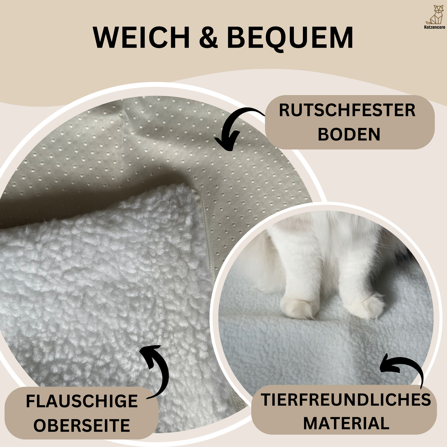 Katzencare - Selbstheizende Wärmematte